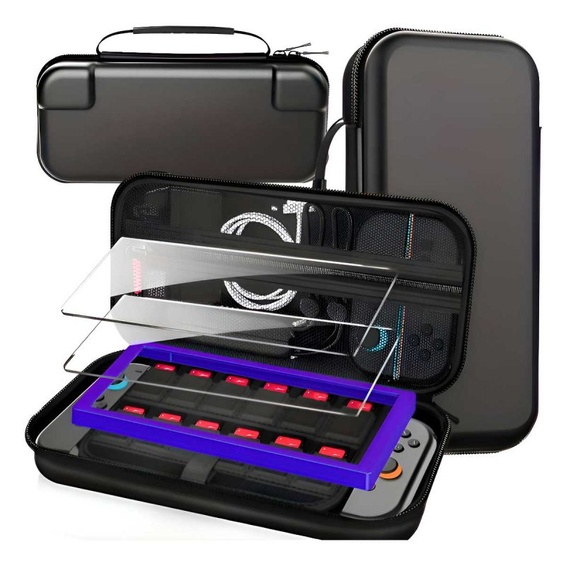 Estuche rígido compatible con Nintendo Switch 2 y OLED