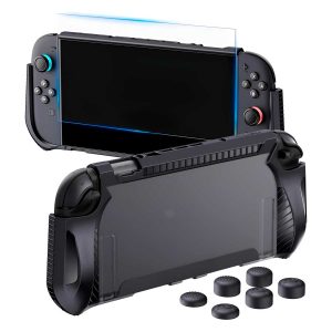 Funda Protectora Nintendo Switch 2 con Vidrio Templado y Grips